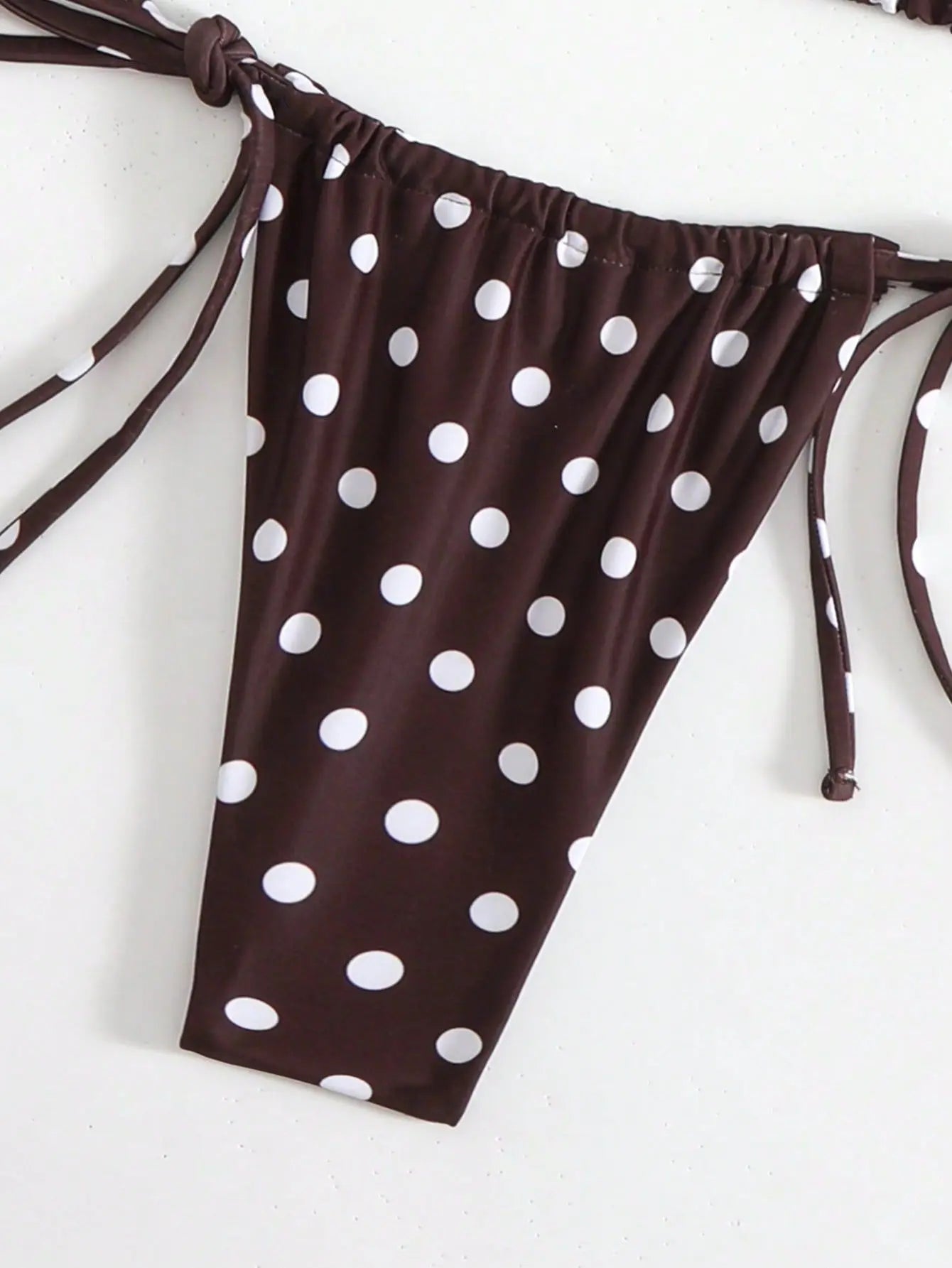 sexy polka dot print micro mini bikinis sets two pieces halter tie swimsuits beachwear bathing suit swimwear biquini tankini