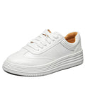 sneakers  Women casual low top leather shoes lightweight white Pink Shoes Breathable Creepers Platform flats Shoes  2020