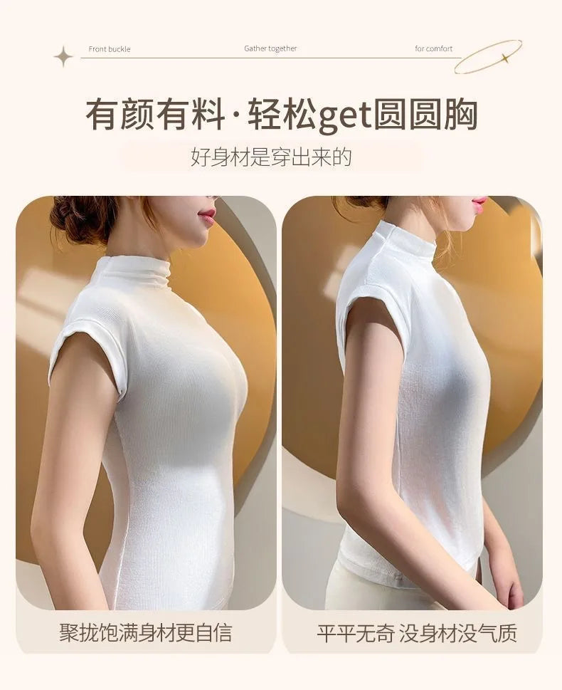 Hot Sale Japanese Style Seamless Underwear, Small Chest Gathered Push-Up Bra for Teens, Pure Sensual Wireless Bralette MOYISU