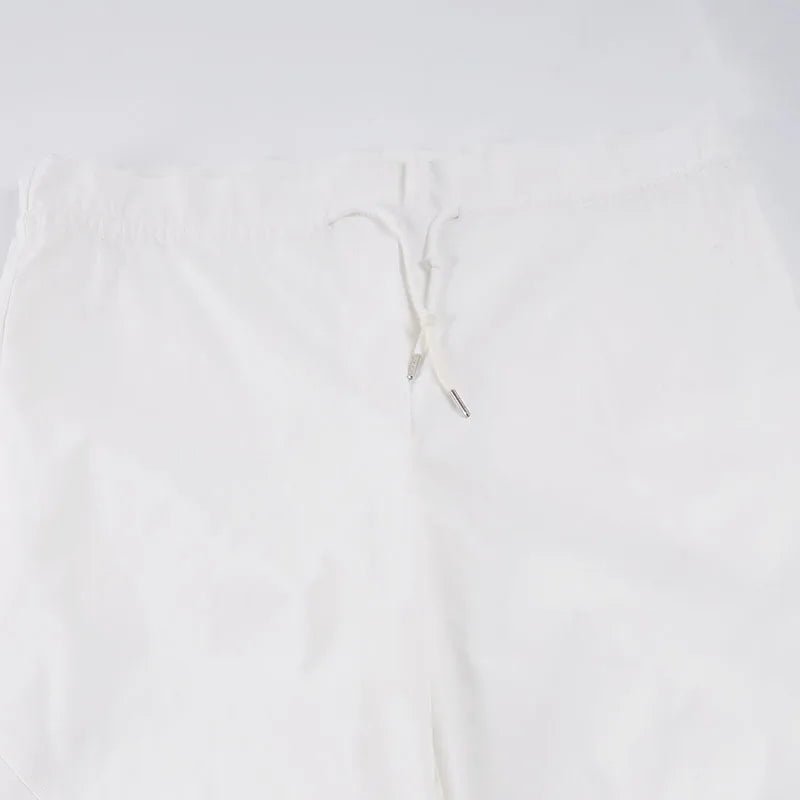 Summer women's elastic waist casual workwear low-rise mid-pants comfortable woven pants