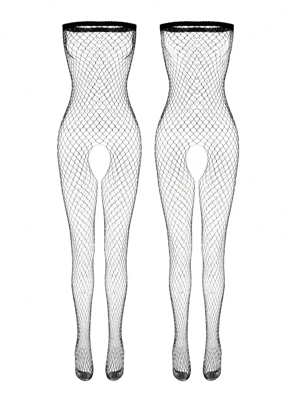 Plus Sexy Lace Lingerie Women's Transparent Catsuit Open Crotch Body Stockings For Sex Sling Halter Backless Teddies Bodysuits