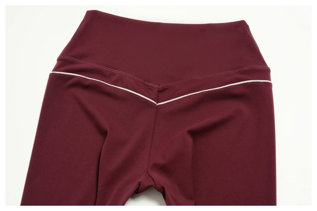 New Yoga Suit Women Color Blocked V-neck I Shape Sports Bra Fitness Clothes Summer Tight Running High Waist Leggings Tracksuit