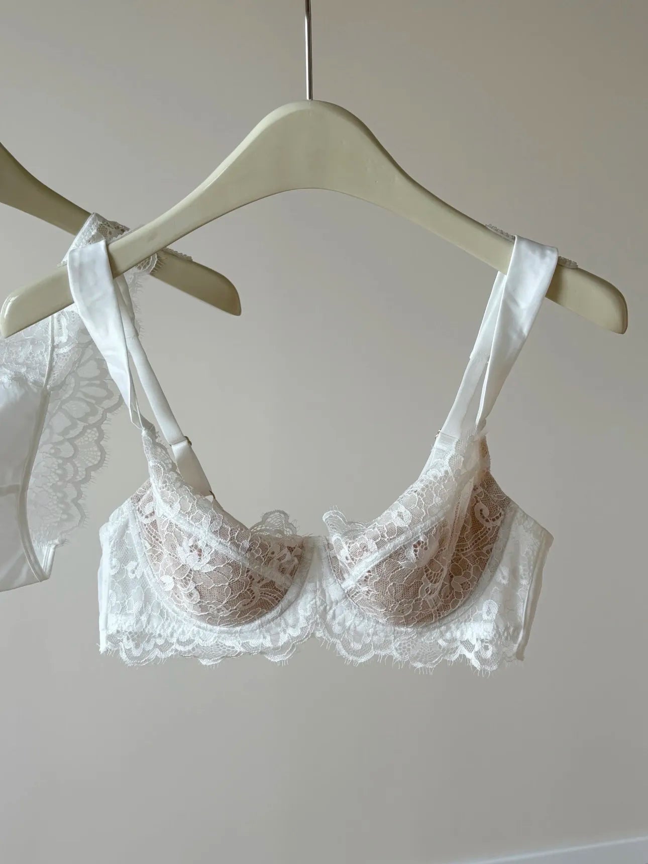Sexy French Lace U-Back Minimizer Bra Set for Large Bust | Push Up Anti-Sagging Deep V Bralette | Summer Bestseller MOYISU Panty