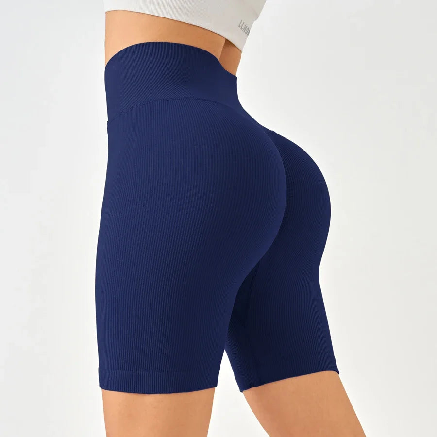 Women Sports Leggings Sportswear Woman Gym Legging Seamless Yoga Shorts w/Tummy Control Women's Shorts Fitness Female Clothing