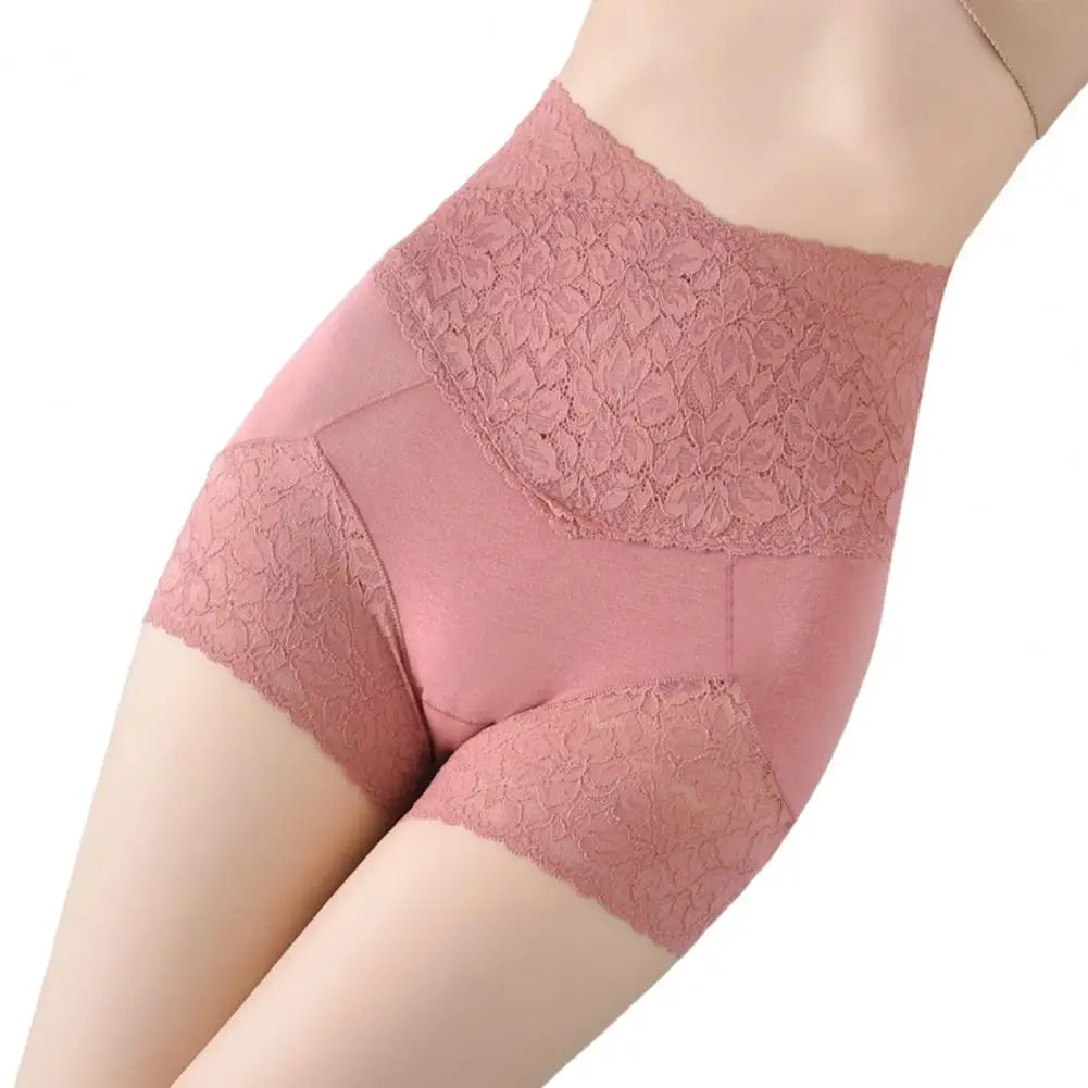 Women Safety Shorts Stretchy Body Shaping Sexy High Waist Flower Lace Briefs Intimacy Clothes Fitness Sports Shorts for Women