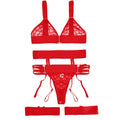 Fetish Sexy Exotic Sets Lace Bra Garter Sexual Porn Transparent Sissy Baby Doll Erotic Costume Thong Short Neghtie For Sex