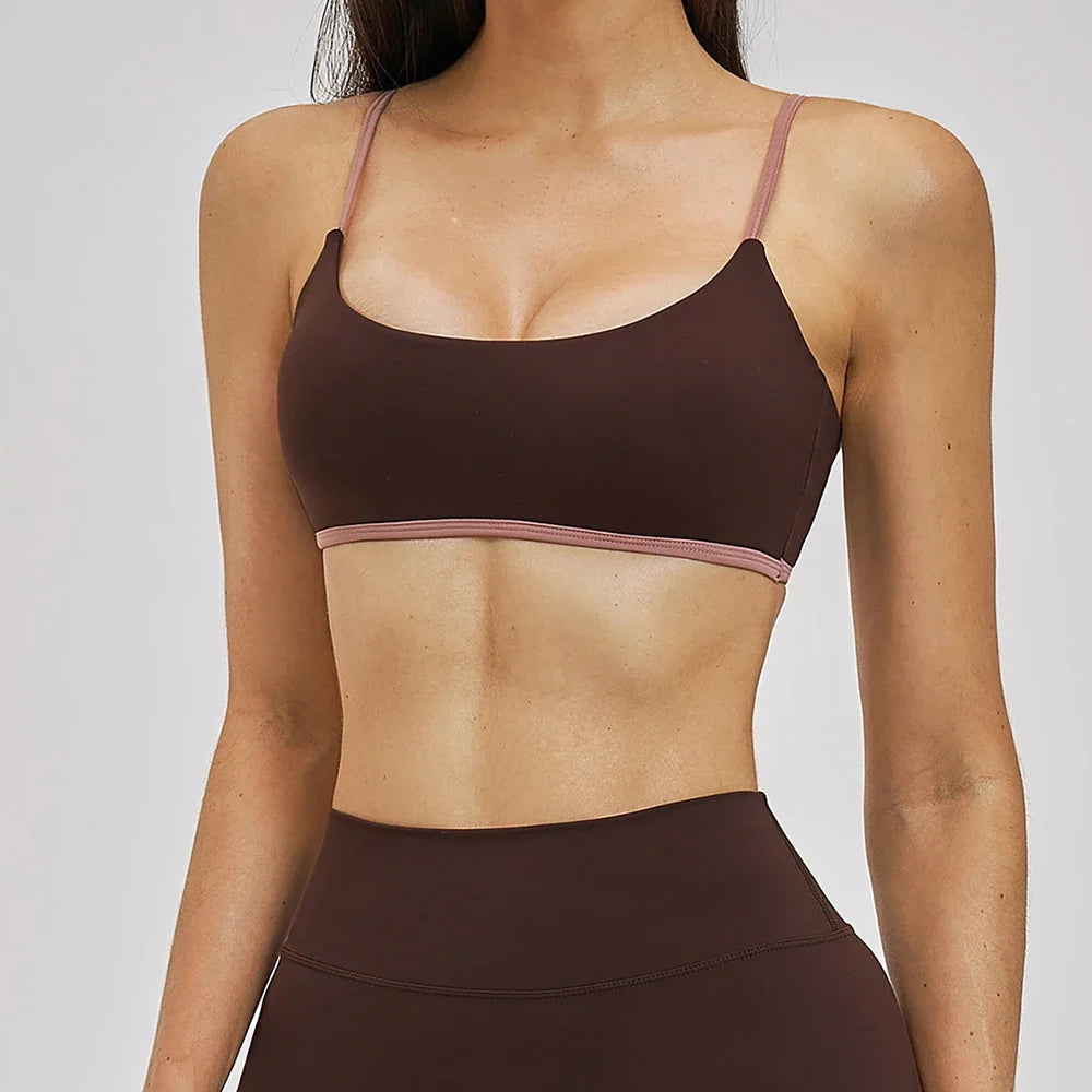 Sexy Women Sports Bra Push Up Fitness Top Yoga Bra Underwear Sport Tops Women Breathable Running Vest Bralette Workout Gym Bras