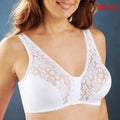 Women Lace Bra Plus Size Push Up Underwear Crop Top S-6XL Seamless Brassiere Female Lingerie Sexy Front Closure Bralette