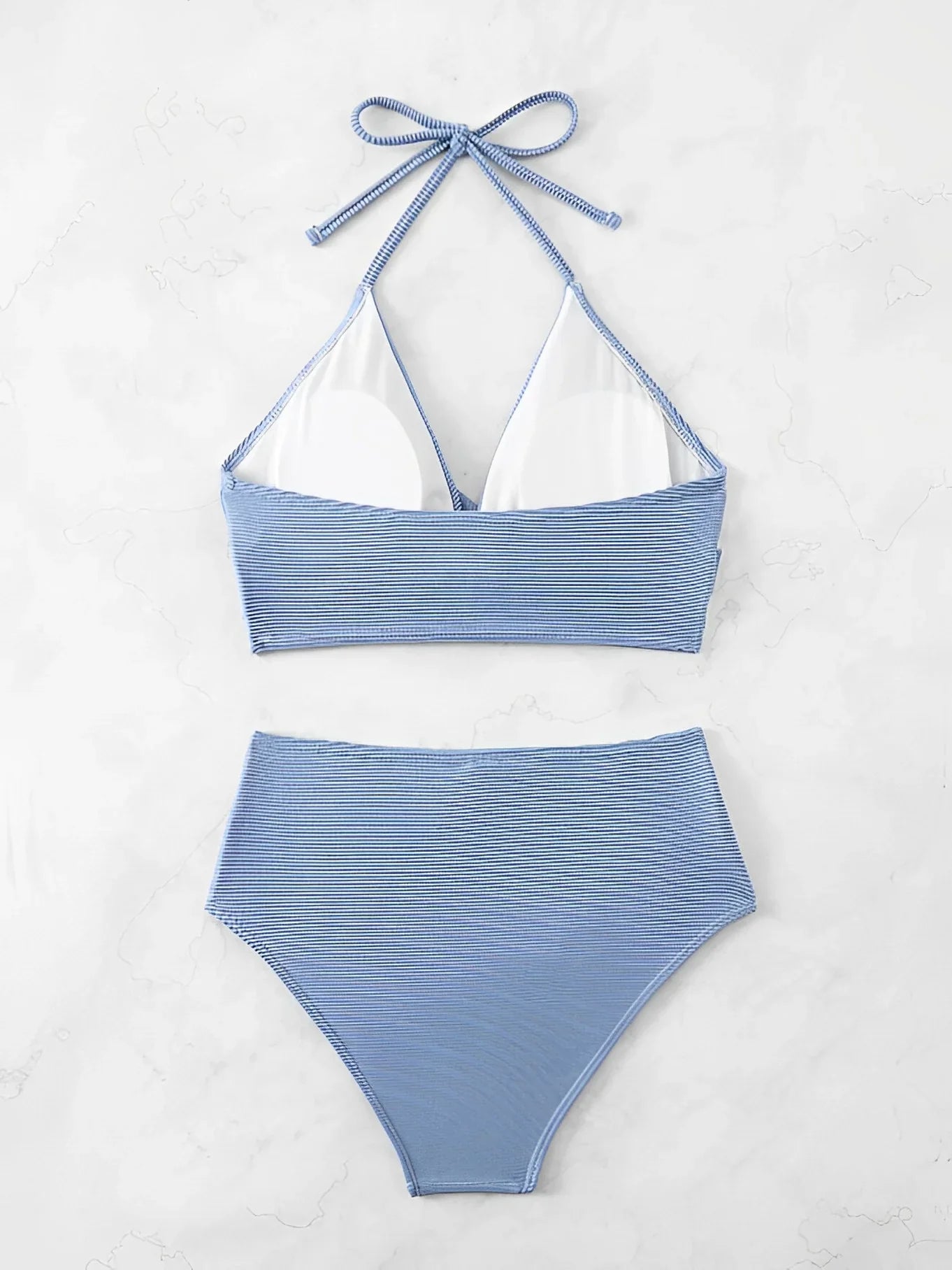 Sexy High Waist Bikini 2026 Women Halter Swimwear Female Swimsuit Solid Bathers Swimming Bathing Swim Suit Summer Beachwear