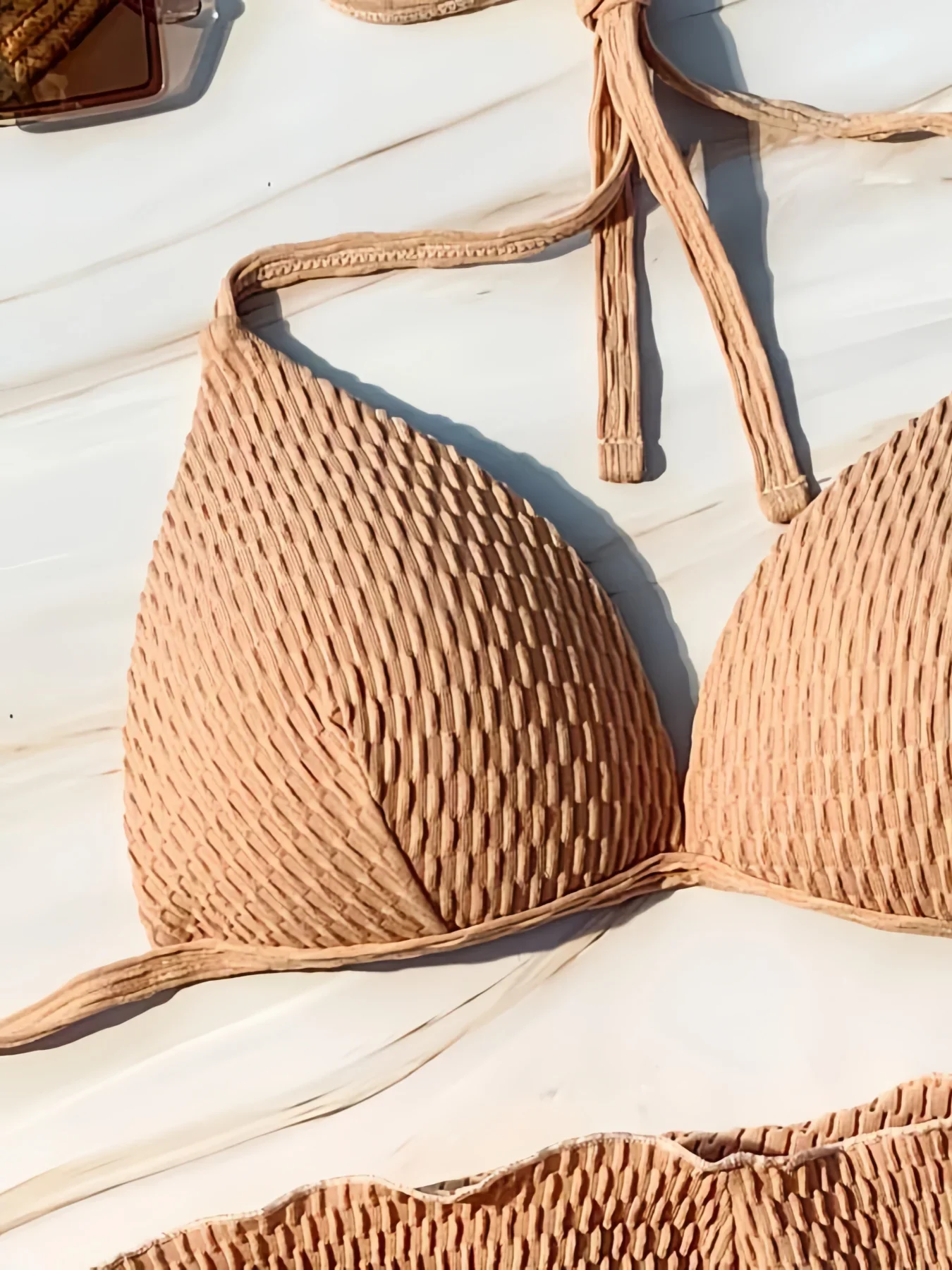 3 Pieces Triangle Bikinis 2026 Solid Swimwear Female Sexy Swimsuit Women & Beach Skirt Bathers Bathing Swimming Swim Suit