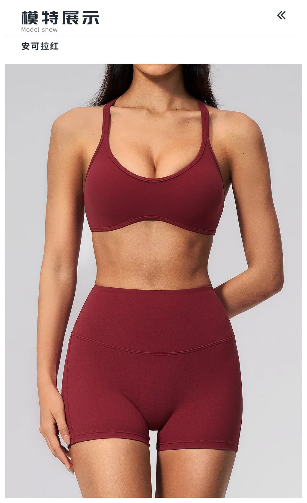 2 Piece Summer Yoga Sets for Women Hollow Back Cross Sports Bra Fitness Clothes Tight High Waist Shorts Running Workout Clothes