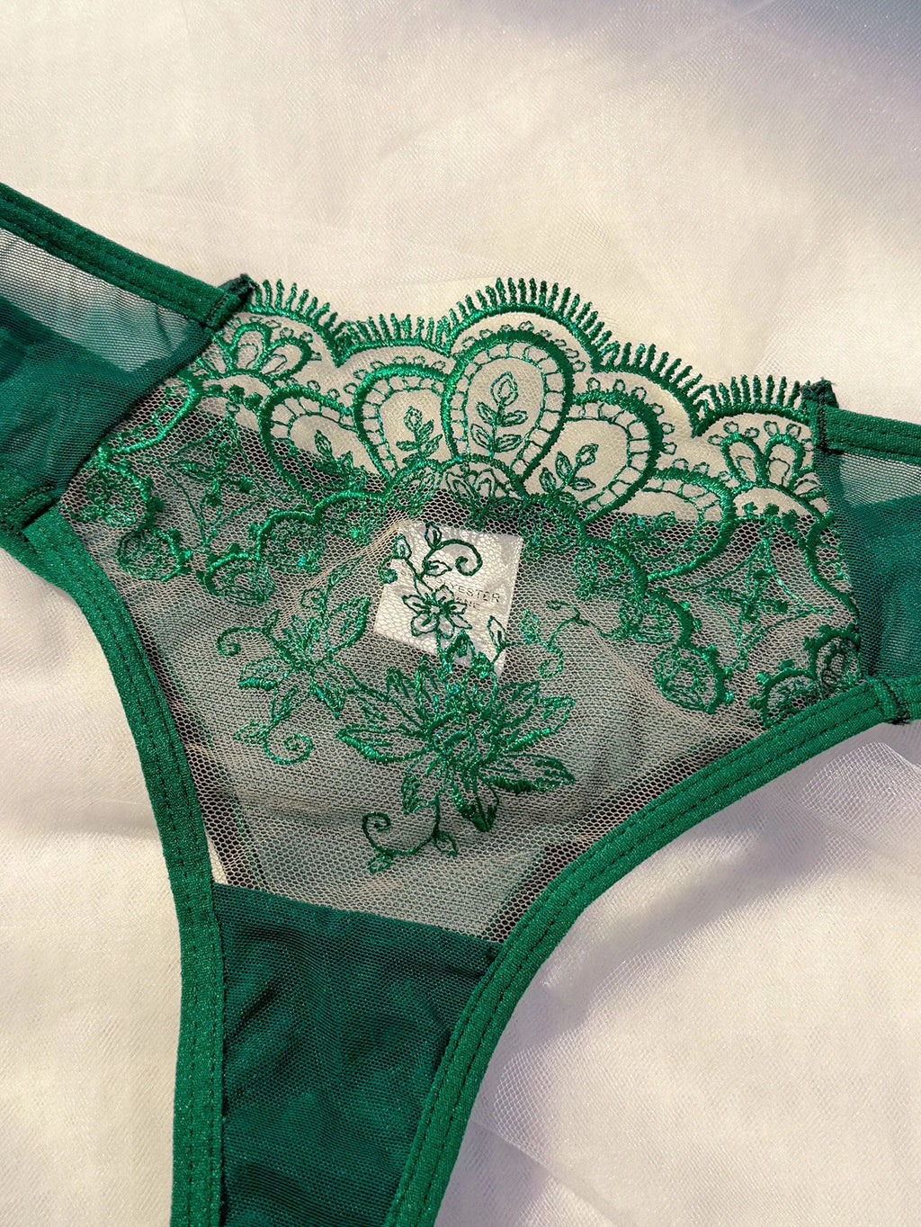 2-Piece Green Sexy Lingerie Set, An Experience of Daily Intimate Life That Is Both Pure and Exudes Allure ZA824057