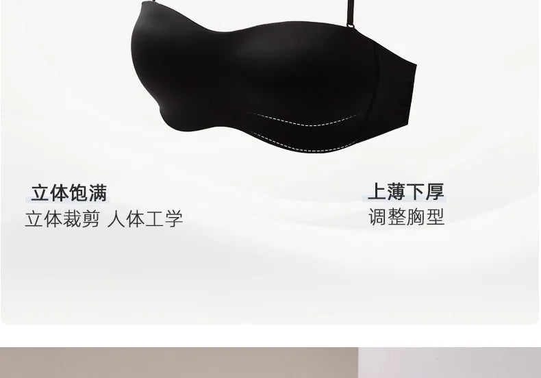 Vintage Multiway Bra Halter Neck Non-Slip Adhesive Bra for Small Bust Satin Backless Strapless Summer Lingerie UK S-XL MOYISU AB