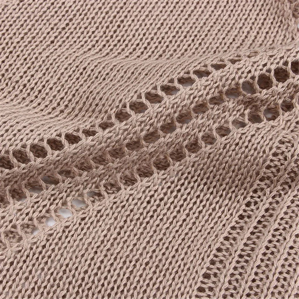 Sexy Hollow Out Crochet Knitted Tunic Beach Cover Up Cover-ups Beach Dress Beach Wear Beachwear Female Women Long Dress V4531