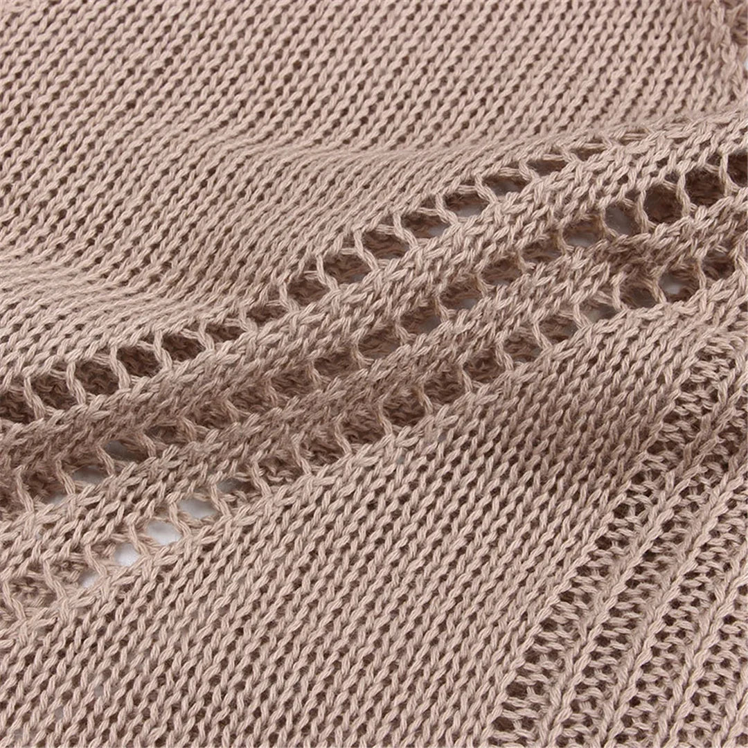 Sexy Hollow Out Crochet Knitted Tunic Beach Cover Up Cover-ups Beach Dress Beach Wear Beachwear Female Women Long Dress V4531