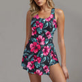 2026 Printed Floral Swimsuit Women Two Piece Beach Dress Swimwear Female Sexy Bathers Bathing Swimming Swim Suit Beachwear XXL