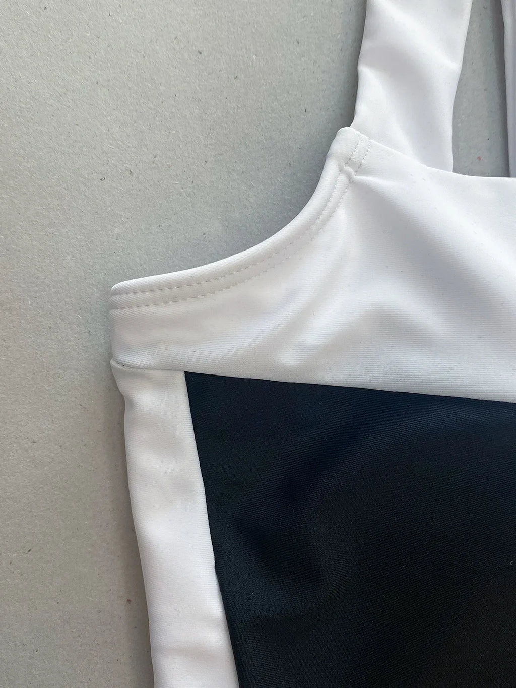 DEAK Sexy Bandeau Black White Swimwear Women Vintage Retro One Piece Swimsuit Bathing Suit Beachwear Monokini Swimming Suit