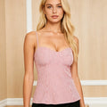 Women Camisole Summer Striped Slim Fit Spaghetti Strap Sweetheart Neck Tops for Going Out