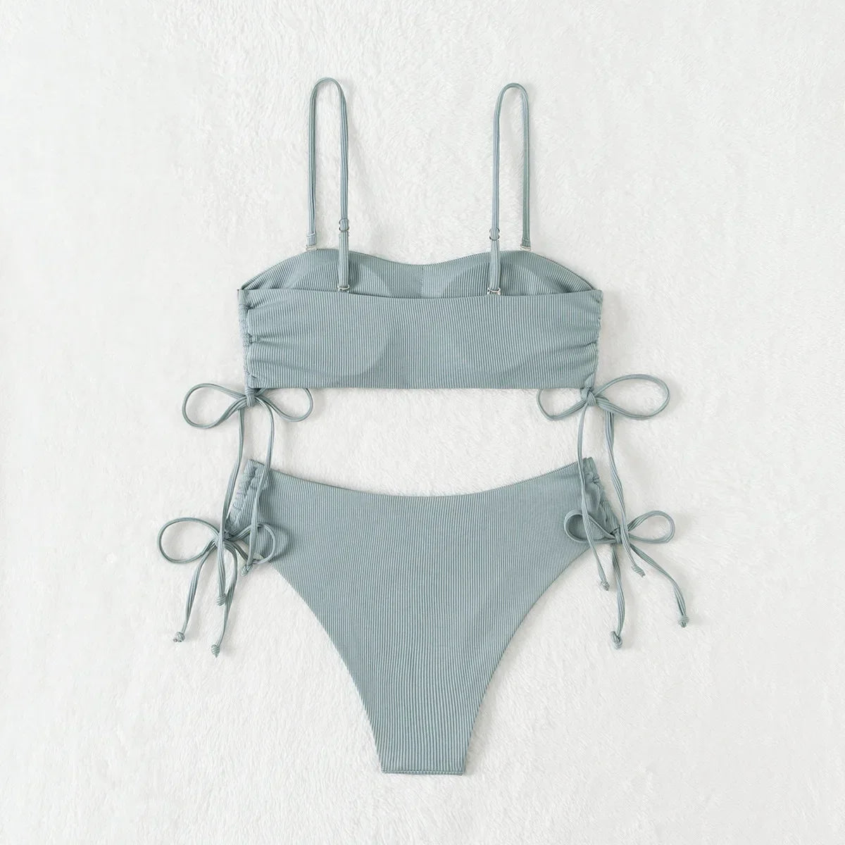 Sexy Bandeau Bikinis 2025 Women Brazilian Swimwear Female Swimsuit Two Pieces Bikini Set Bather Bathing Suits Girls Beach Wear