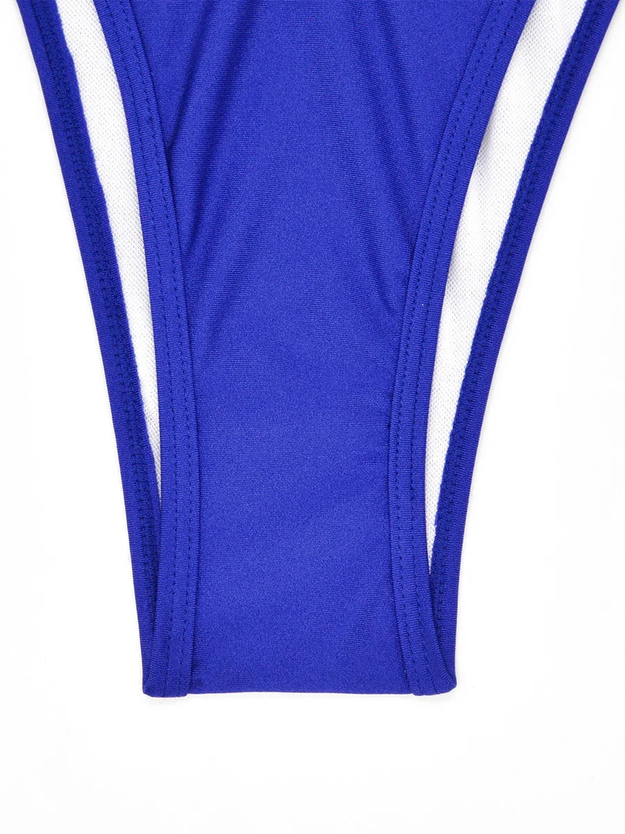 Hollow Out Bikini 2026 Solid Ring Link Swimsuit Women Padded Swimwear Female Bathers Bathing Swimming Swim Suit Beachwear
