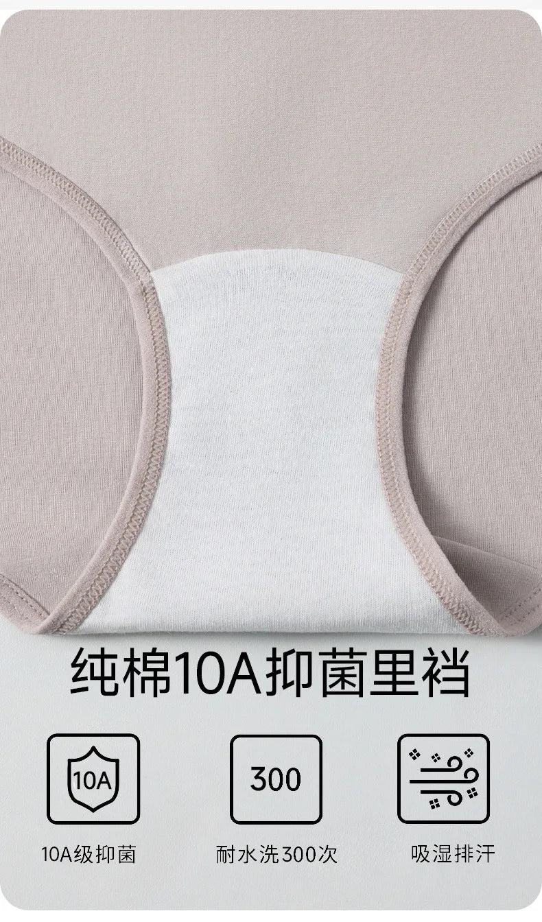 Women's sports underwear 100% cotton high elastic breathable women's outdoor yoga shorts