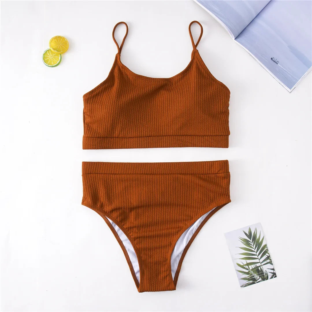 0XL - 4XL 7 Colors Bikini Plus Size Large Size Swimwear Women Swimsuit Female Two-Pieces Bikini Set Bather Bathing Suit V3774B