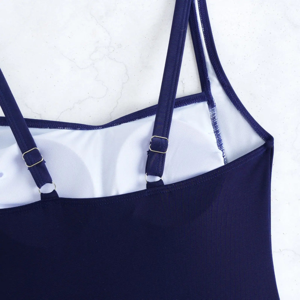 2026 Strappy Tankini Set Two Pieces Swimwear Female Beach Wear Swimsuit Women Bathers Bathing Swimming Swim Suit Beachwear