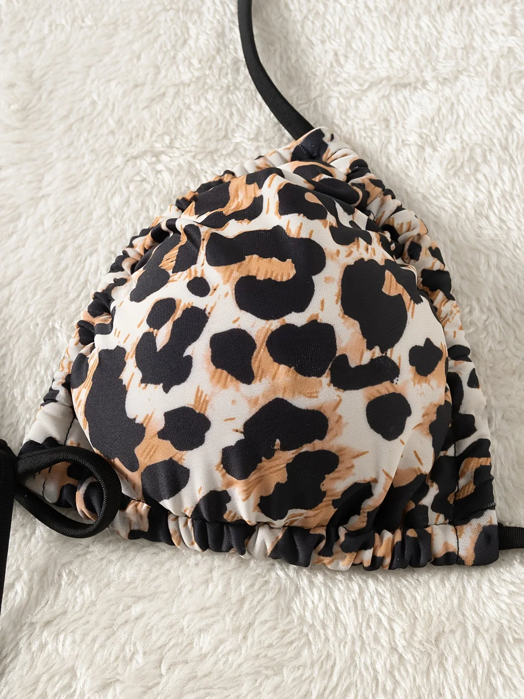ZTVitality Sexy Leopard Push Up Bikini Set 2026 New Arrival Biquini Halter Bandage Swimsuit Women Swimwear Summer Beachwear
