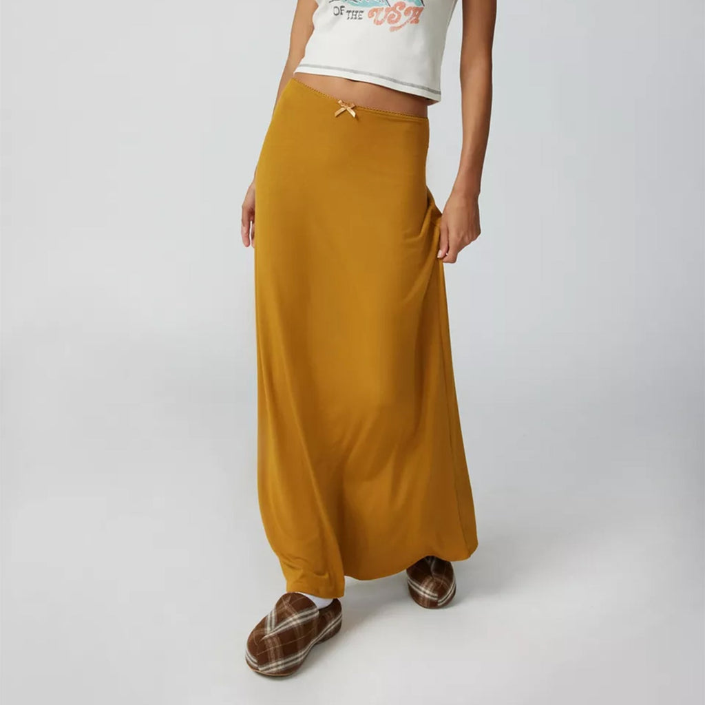 Women Casual Spring Summer Long Skirts Solid Color Fashion Straight Skirts Elegant Loose Y2k Outfits For Female Streetwear