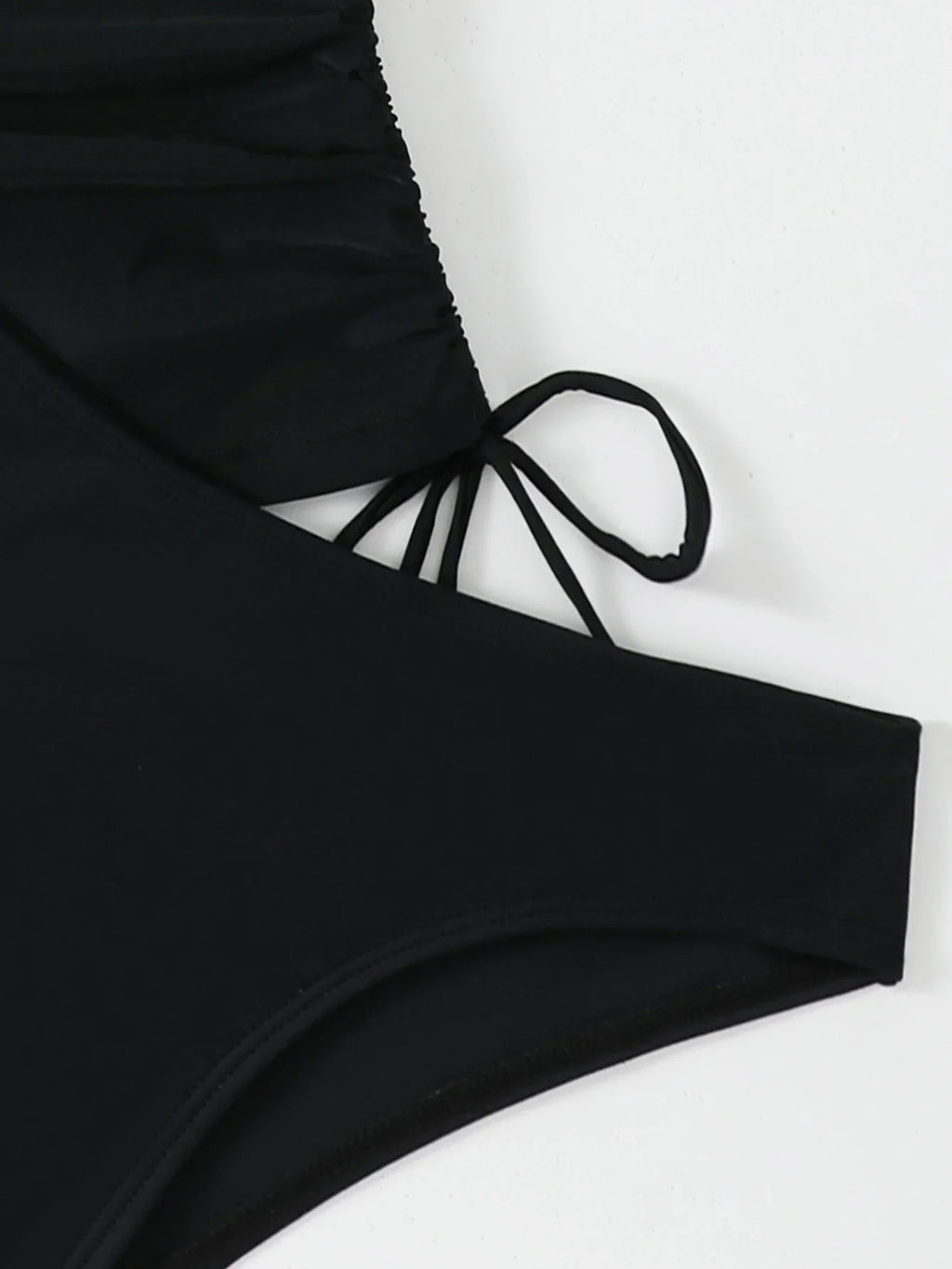 Short Sleeves Two Pieces Swimsuit Women Tankini 2026 Black Zipper Swimwear Female Beach Wear Bathers Bathing Swimming Swim Suit