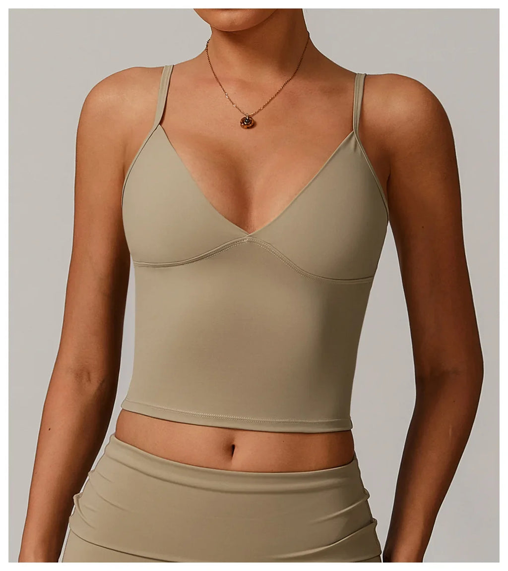 Women Sports Underwear Yoga Top Vest High Shockproof Quick-drying Yoga Gym Bra Push Up Running Fitness Bras Ladies Sportswear