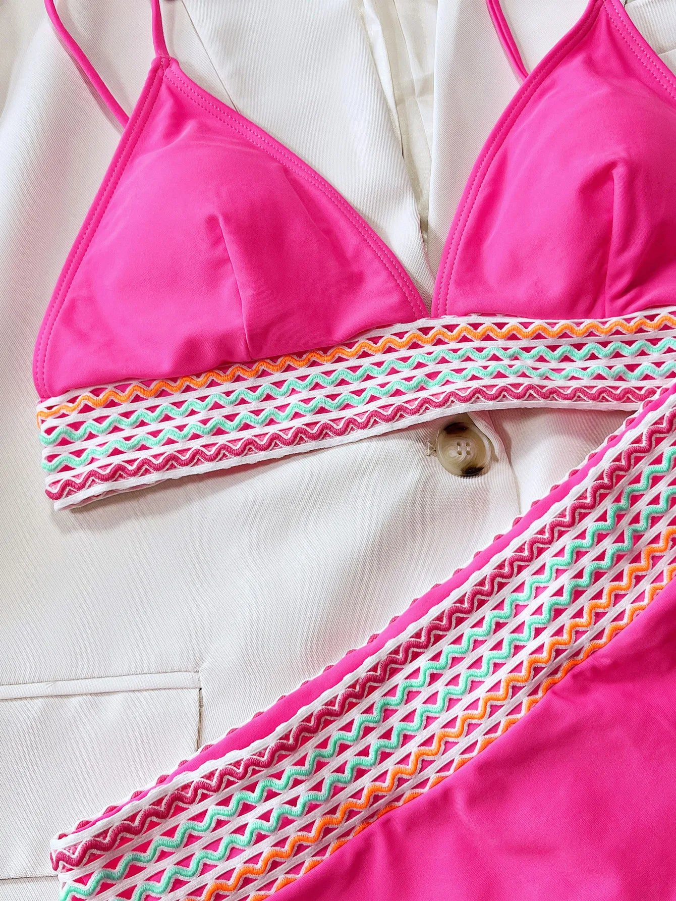 2026 New Bikini Sexy Rose Red Patchwork High Waist Swimwear Swimsuit Women Bikinis Set Bathing Suit Beach Bikini Female Push Up