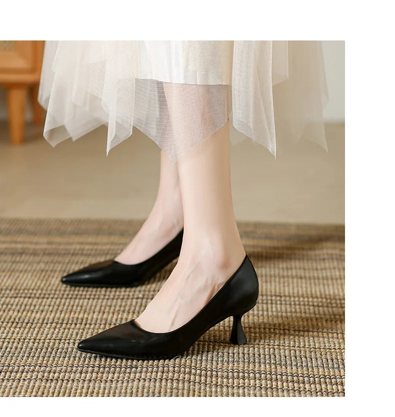 Patent Leather Fashion High Heels 2026Pointed Toe Pumps Elegant Woman Heeled Shoes Shallow Mouth Candy Colored Sexy Single Shoes