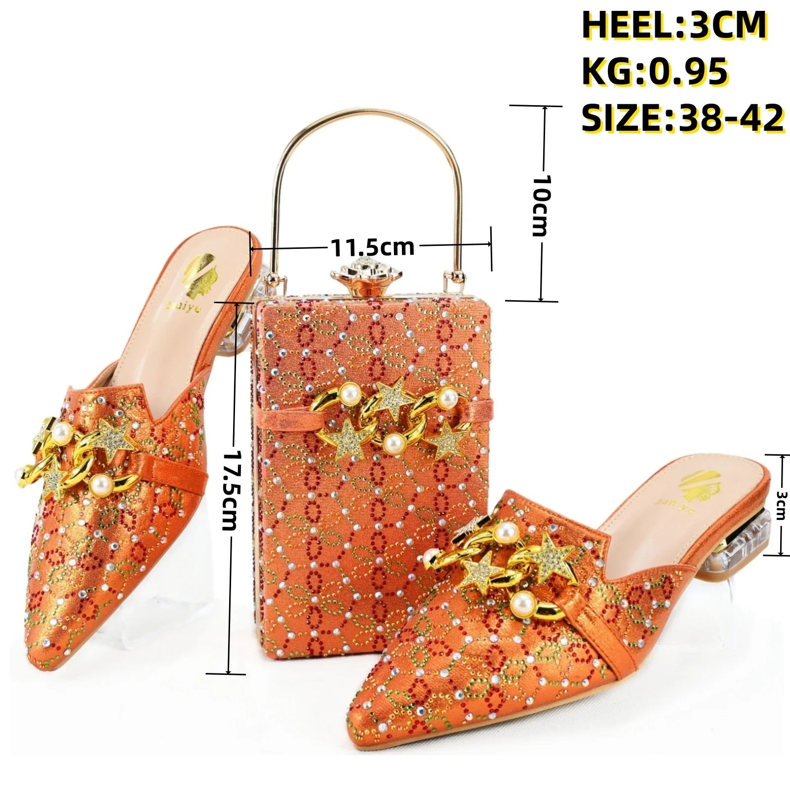 doershow African fashion Italian Shoes And Bag Sets For Evening Party With Stones blue Italian Handbags Match Bags! HAE1-3
