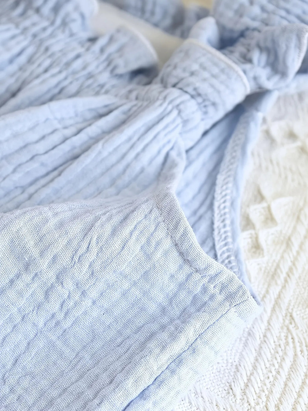Women’s Cotton Gauze Ruffle Nightgown, Sleeveless Frill Strap Home Sleepwear, Soft Breathable Casual Night Dress for Summer