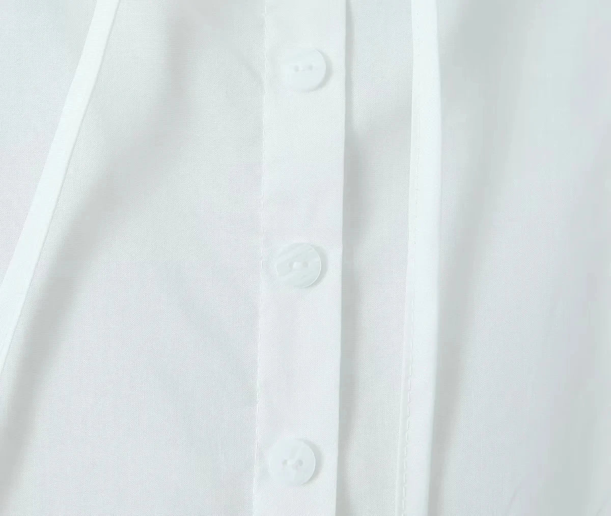Foridol Bowknot Smocked White Short Dress Women Summer Cotton Mini Sleeveless Tank Sundress Beach Chic Buttons Dress for Petite
