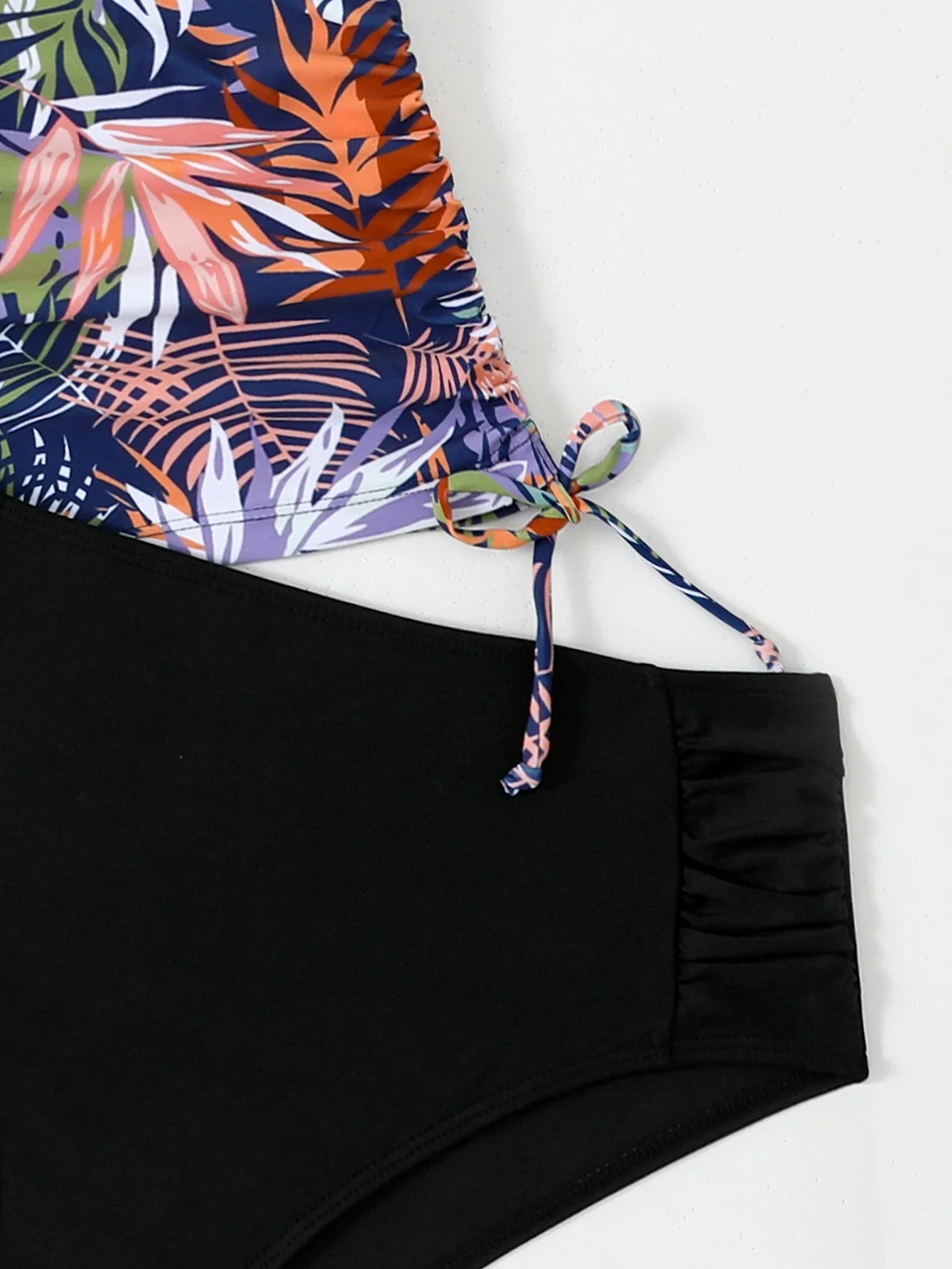 Short Sleeves Two Pieces Swimsuit Women Tankini 2026 Printed Swimwear Female Beach Wear Bathers Bathing Swimming Swim Suit