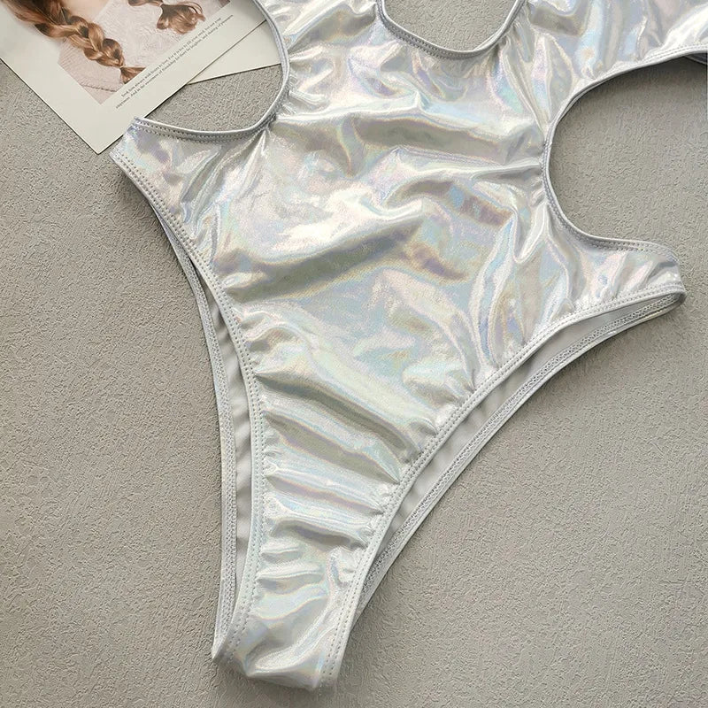 Sexy Halter Hollow Out Women Swimwear One Piece Swimsuit Female Monokini High Cut Bather Bathing Suit Swim Beachwear Bodysuit