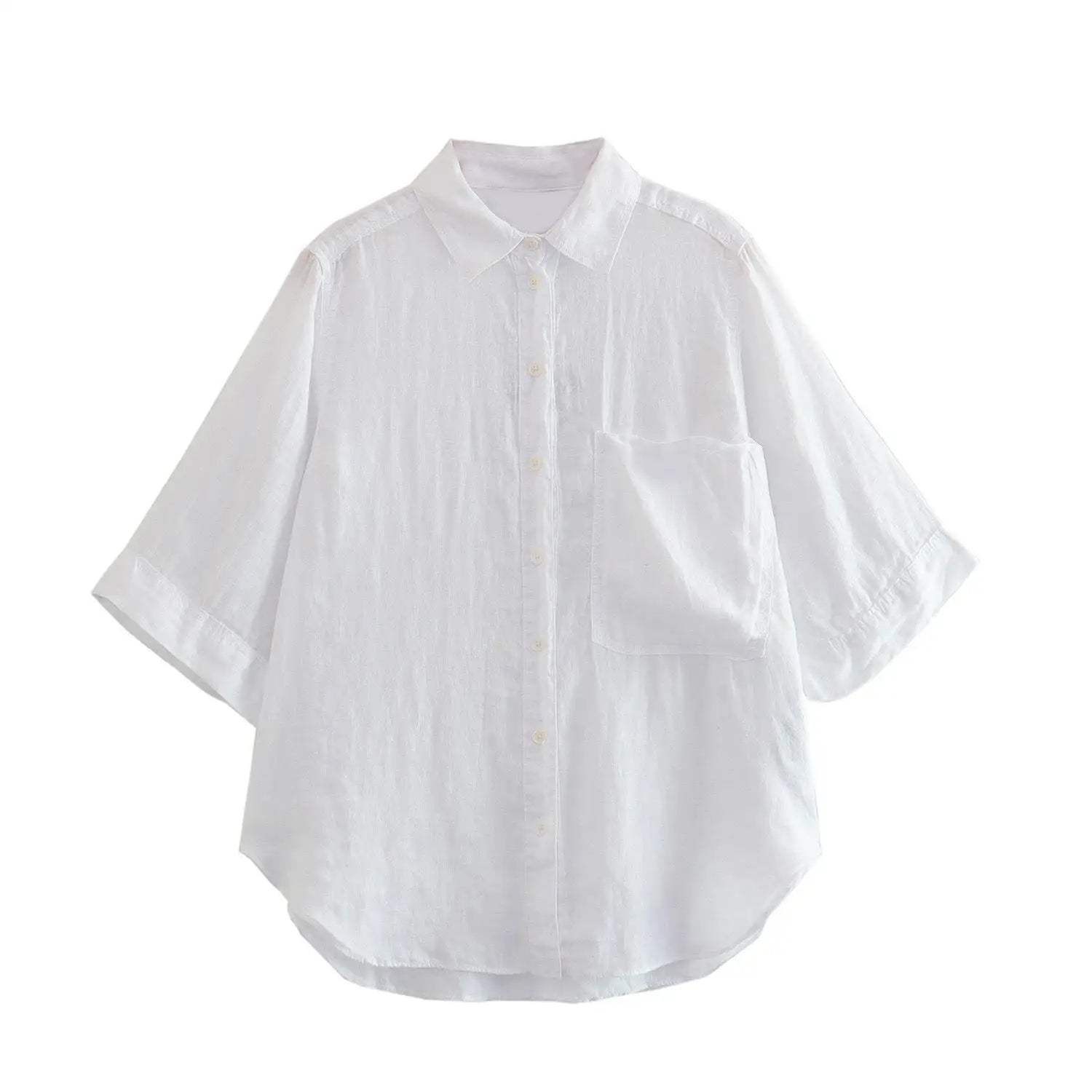 Foridol Casual 2 Pcs Shorts Women Set Linen Cotton Pink Oversize Buttons Shirt+shorts Outfits Summer Autumn White Fashion Set