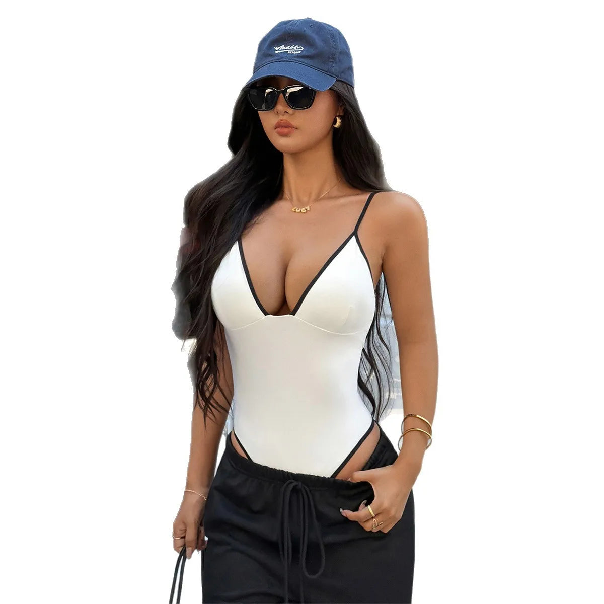 Summer women's sling yoga jumpsuit one-piece underwear