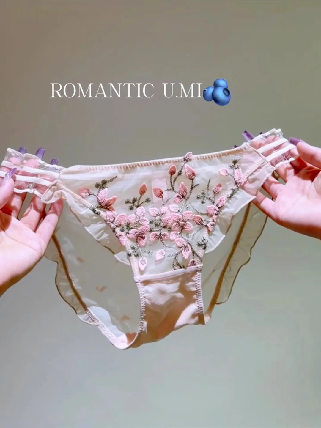Women's low-waist underwear transparent breathable quick-drying girl's briefs