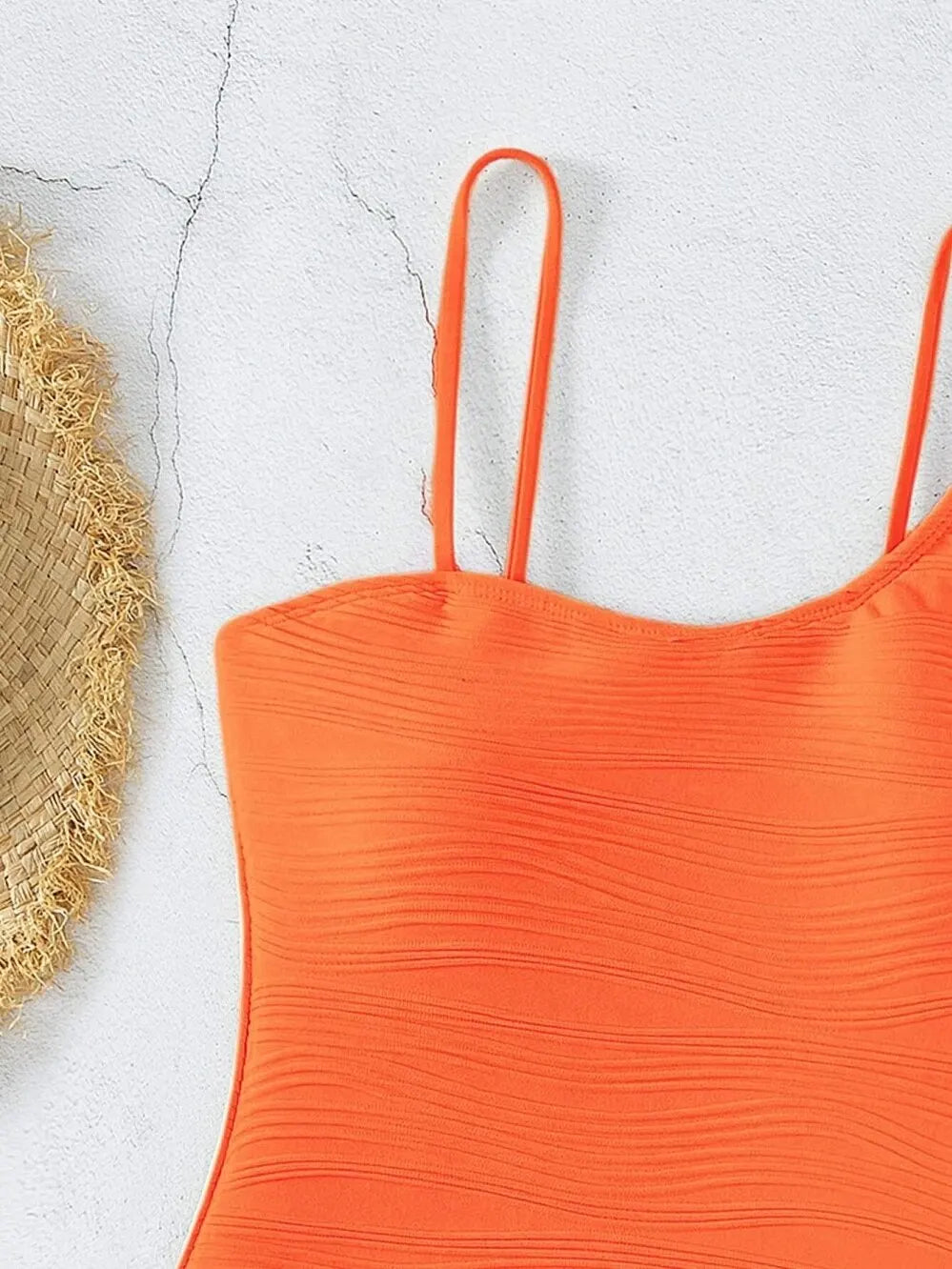 2026 Plain One Shoulder Swimsuit One Piece Solid Swimwear Women Sexy Bathers Bathing Swimming Swim Suit Female Beachwear