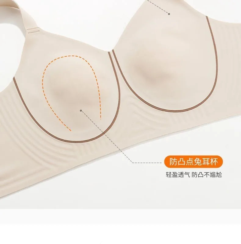 Curvy Minimizer Bra Anti Gravity Lift, Seamless Wireless Full Bust, Slimming Summer Lingerie Anti Sagging Sexy MOYISU Sexy Bra