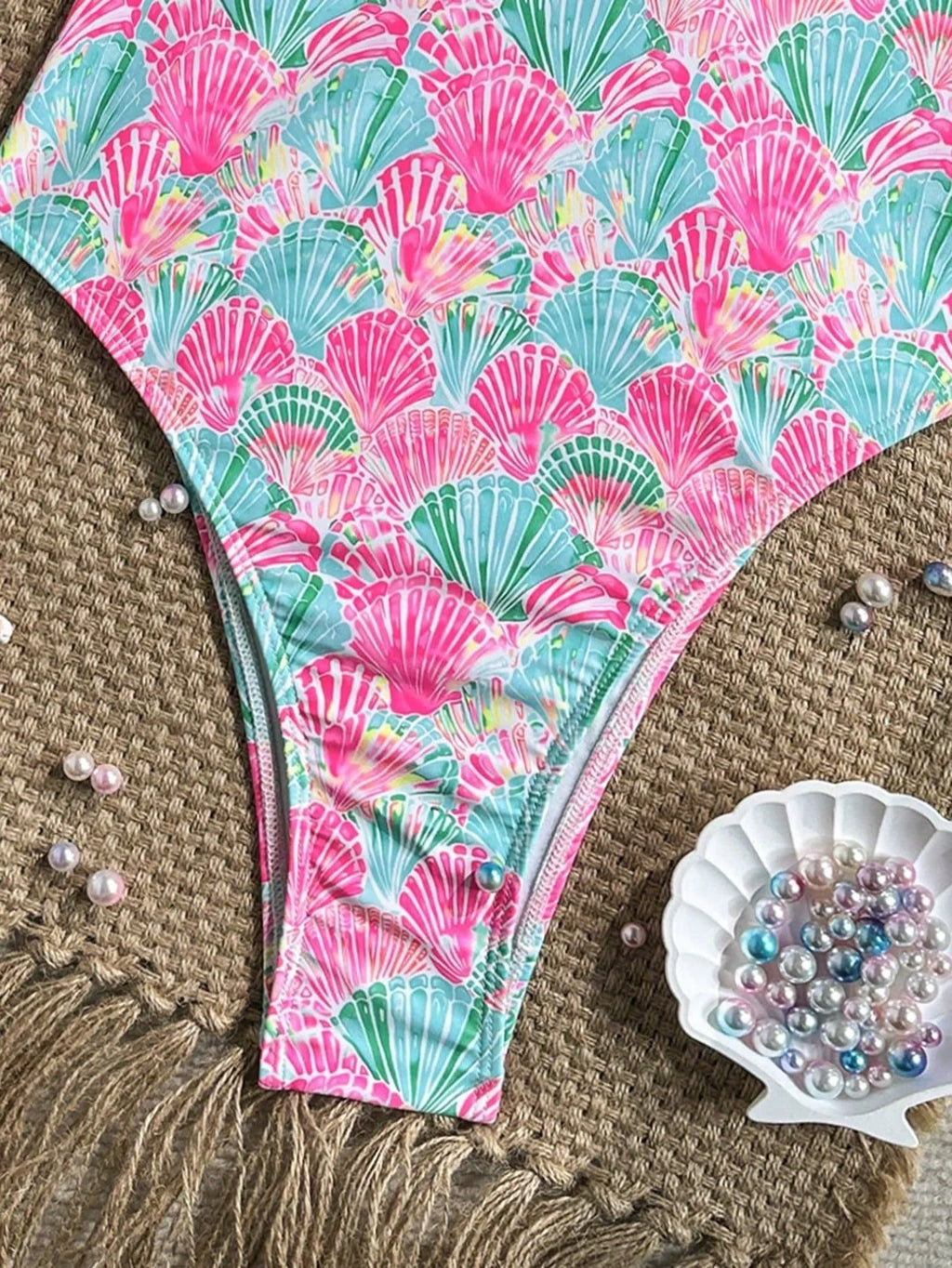 Sexy Pink Floral Print Swimwear Women 2026 Deep V Neck Slim Tummy Control One Piece Swimsuit Beach Hoiday Bathing Suit Monokini