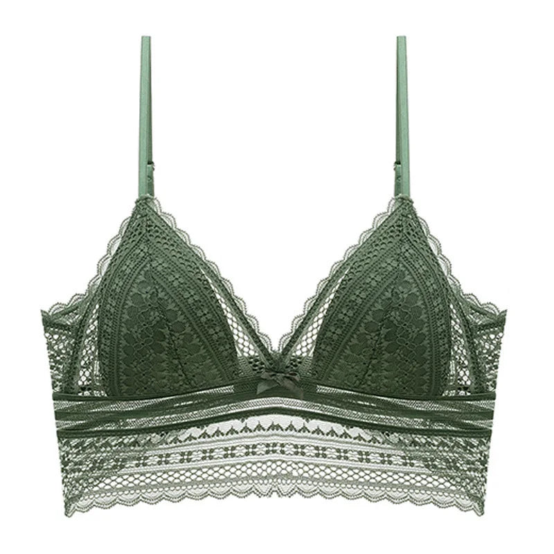 Women Invisible Lace Bras Backless Bra U Backless Bralette Triangular Sexy Bralette Soft Low Back Lingerie Tank Top