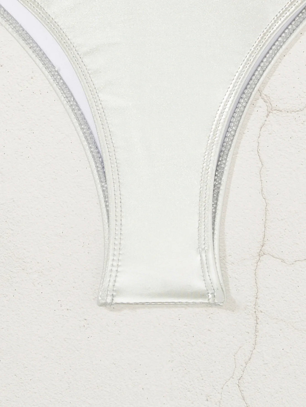 sexy metallic bandeau bikinis sets two pieces 2026 high waist thong swimsuit female bathing suit swimwear biquini tankini
