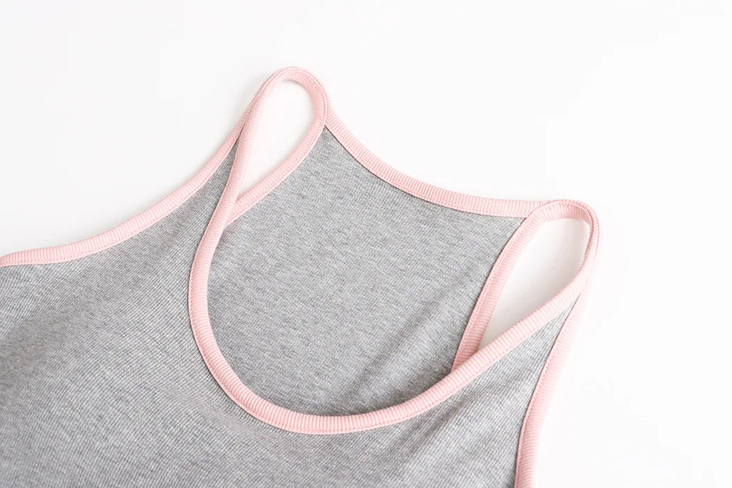 Sports vest U-neck slim fit camisole bottoming T-shirt