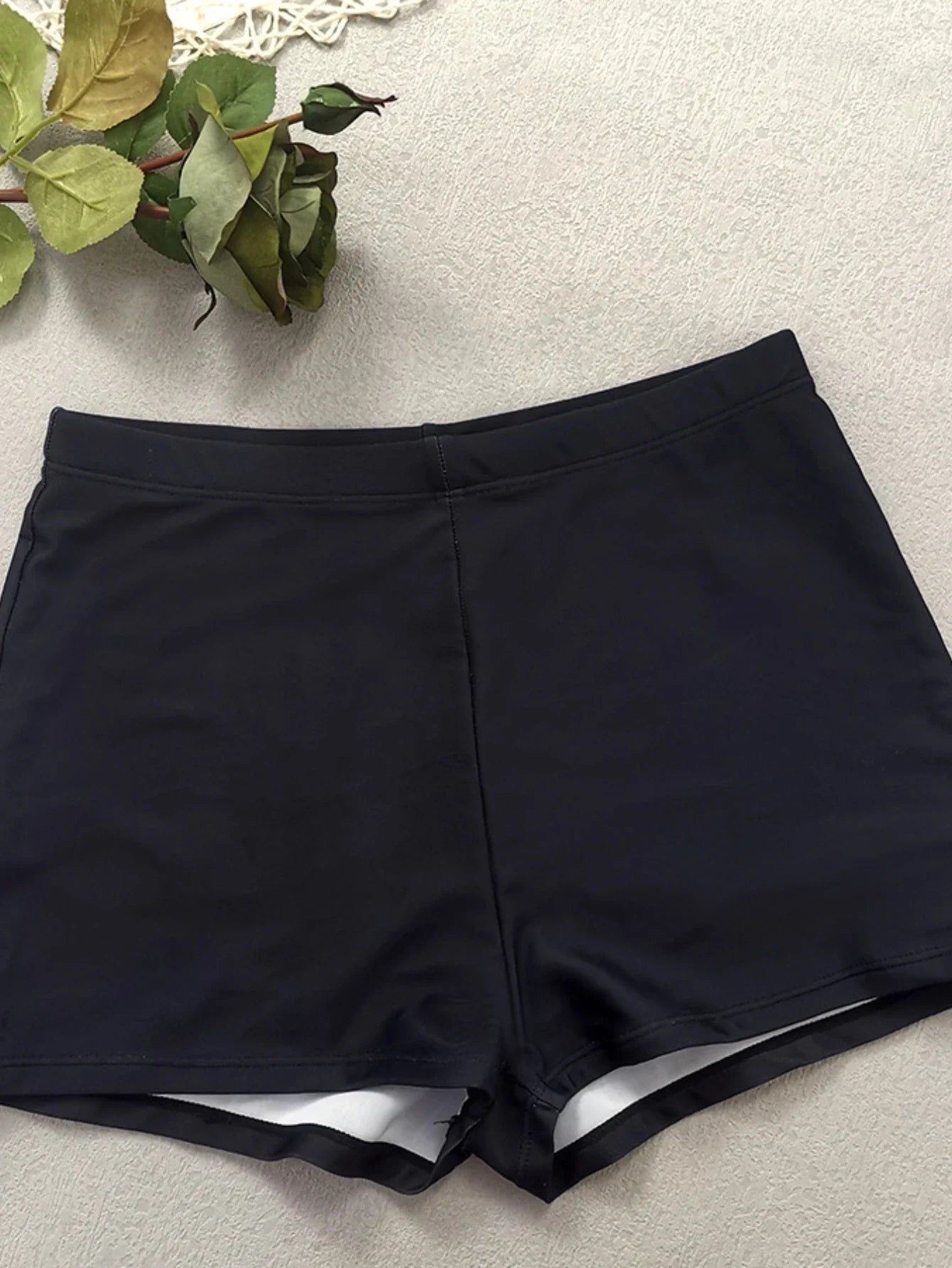 Vintage Black Flower Print Skirt Bikini Set 2026 Front Bow Crop Top Bathing Suit Swimwear Women's High Waist Swimsuit Tankini