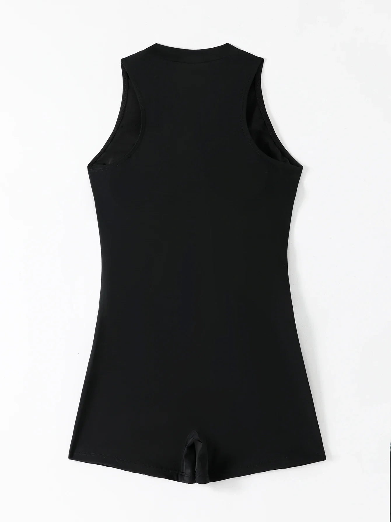 2026 Zipper Swimsuit One Piece Sleeveless Sporty Swimwear Women Sexy Solid Bathers Bathing Swimming Swim Suit Female Beachwear