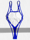 Backless Extreme Mini Micro G String Thong Women Swimwear One Piece Swimsuit Female Monokini High Leg Cut Bathing Suit Swim Lady